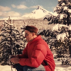 Klaus took a job as a teacher in beautiful Oregon, where there was plenty of skiing
