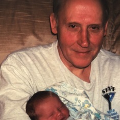 Klaus was so excited to become an Opa (grandpa) when his first grandson was born in 1999