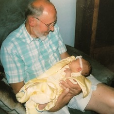 There's nothing like a new granddaughter.  Opa Forster was thrilled in 2005