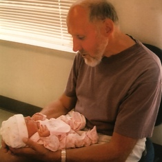 Opa Forster and his granddaughter 2005