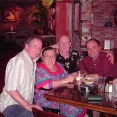 2008, his Mother's 80th birthday. Klem is in the yellow shirt.