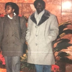 Kofi and Frances in New York years ago.