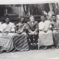 Prefects; Prempeh College where Dad was House Prefect of Pearson House. Seated 3rd from left.