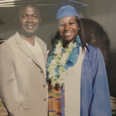 Kofi and Nana Ama at her high school graduation
