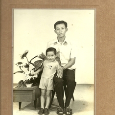 Dad and young Joel Koh