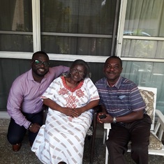 A visit to Mrs. Dora Kwarko