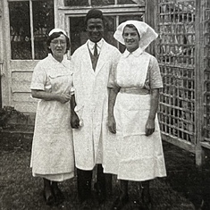 Hospital nursing orderly in Sunderland, North England