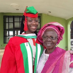 Oluwatoyosi and grandma