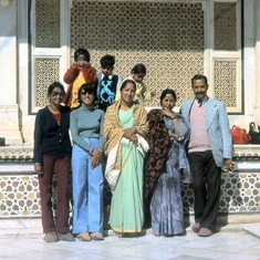 1978 - One of many trips to India