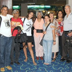 2009 - Family photo at Cairns airport