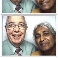 Wedding Pic-photo booth. Lovely couple!