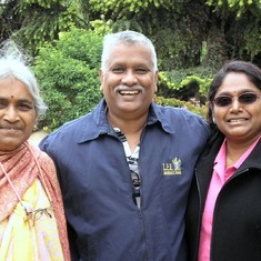 2006 - Kotha, Raman and Krish at Hunter Valley Gardens