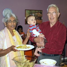 2010-11-04 - Kotha and Peter with great-grandson Micah