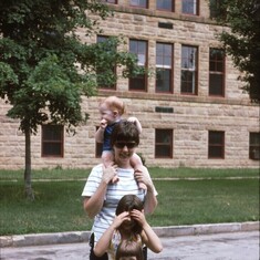 With kids in 1976