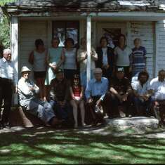 Family reunion in Atwater, MN at the family homestead. Kristie is in the back row, second from right. She visited this house as a child.