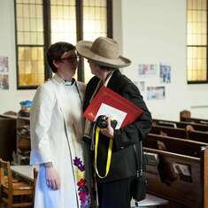 With Eileen at her ordination in 2012