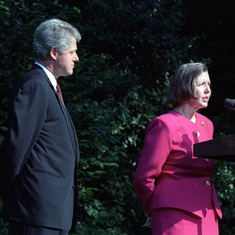 In the White House Rose Garden