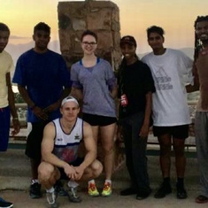 2014, MBBS2. We loved fitness. Morning walks up Castle hill, Townsville at 5am on the weekends