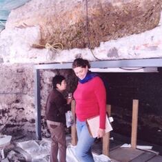 Mom at Excavations