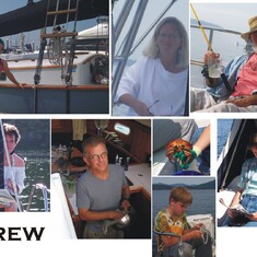 Sailing the San Juan Islands--the Othberg/Palmer and Stanford/Sokol families.