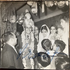 At the wedding February 1, 1964