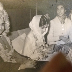 At the wedding, April 1, 1964
