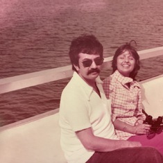 With Ashni at Kinston Ontario,1977