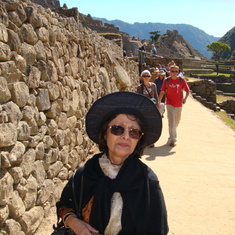 Kusum at Machu Pichu
