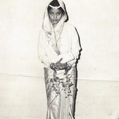 Kusum as a bride 1964