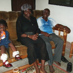Adwoa, Dora and Dad
