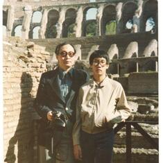 KC and Bernard, Rome 1979