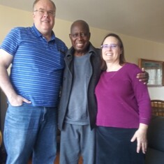With Winona and Kevin Black. He called Winona his sister and she was truly a blessing to him.