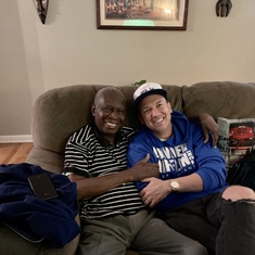 Kwesi and his son in law - St. Louis - Nov. 2019