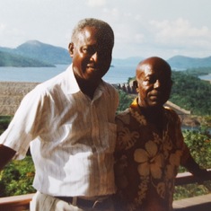 Kwesi and Kofi at Lake Volta 