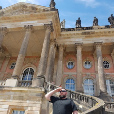 Kyle at Sanssouci Palace near Berlin.