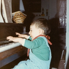 Music was a favorite from an early age.