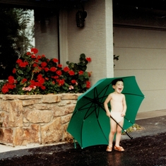 He loved unbrellas.