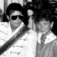 Janet Testerman with Michael Jackson
