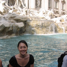 Trevi Fountain with Baci Gelato, Rome 2006