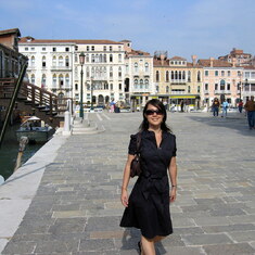 She clearly belonged in Venice that day. It was fun to watch. September 2006