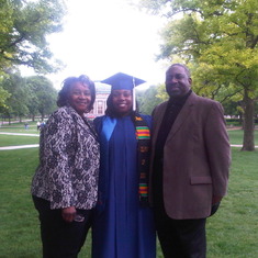 Lura, Janay & Gary at Janay's graduation from Univ of Illinois Urbana-Champaign May 2010.