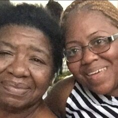 LaDonna's protective Auntie, Ruby Hopson RIP (01/28/2017) with her 1st cousin, Michelle