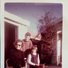 Beverley, Randal & Lisa at Jesse's house.