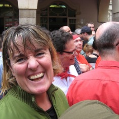 The joy of castallets on Carrer Blia Oct. 2009
