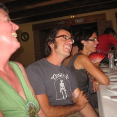Laughing with ALfredito, Aug 2013 El Corredor