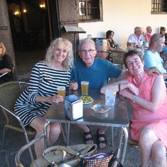 Always happy at a bar. A bar in rural Spain August 2013