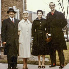 Elmer, Marilyn, Laila and Jack ca 1958