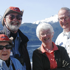 Laila, Jack and the Lardners in Alaska 2006