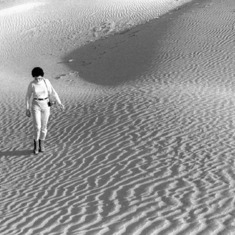 Laila in Death Valley - February 1962