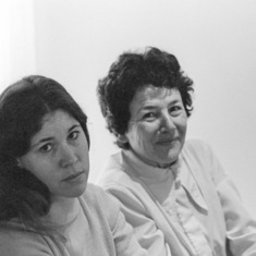 Leslie and Laila at piano 1969-Edit